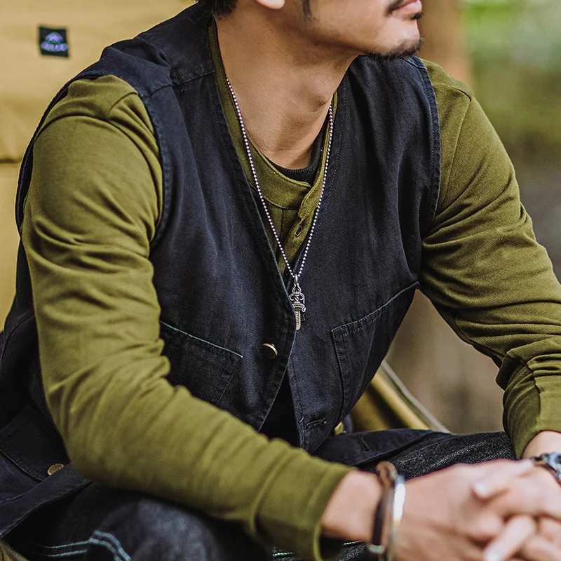 Vintage Cotton Cargo Vest