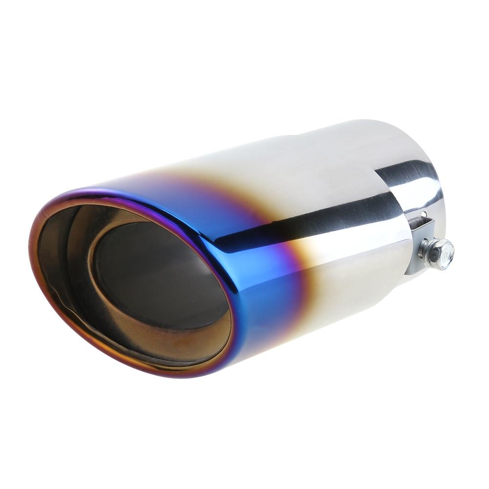 

Universal Stainless Steel Car Rear Round Exhaust Pipe Tail Muffler Tip, 501 Original