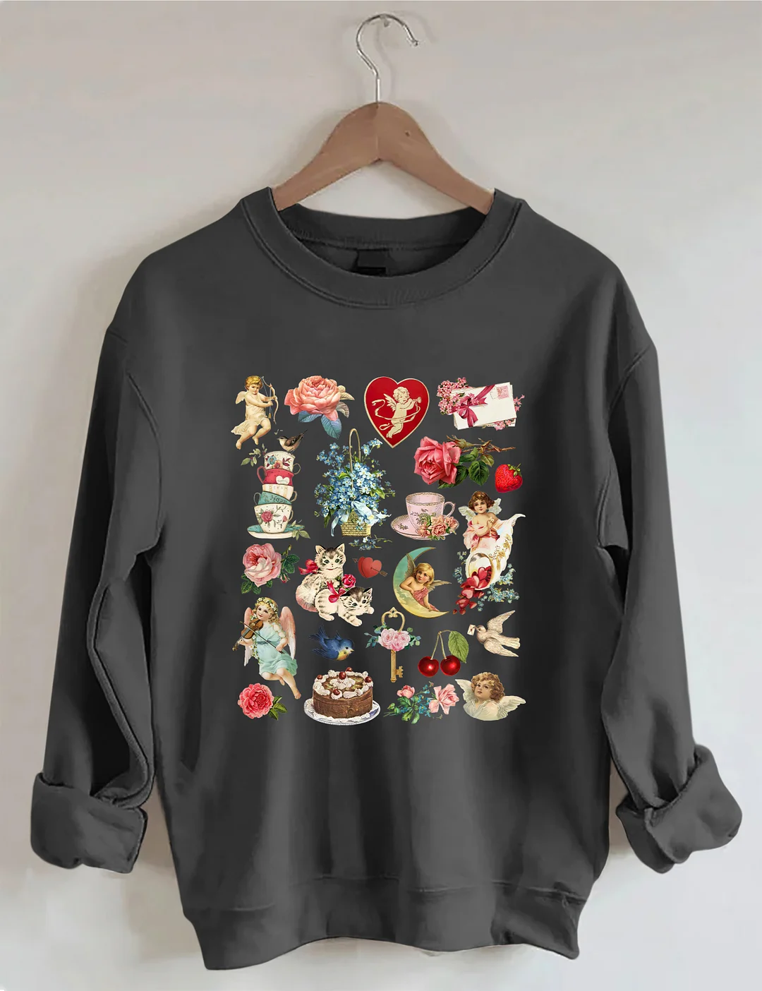 Valentine's Vintage Style Sweatshirt