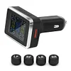 Car Tire Pressure Monitor System Temperature Alarm w/ External Sensors