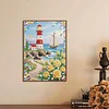 Diamond Painting-DIY Special Shaped Drill Pearl Painting Lighthouse(30x40cm)
