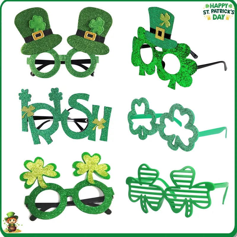 St. Patrick Cute Minimalist Shamrock Hat Plastic Party Festival Costume Props Party Supplies Party Accessories 1 Piece