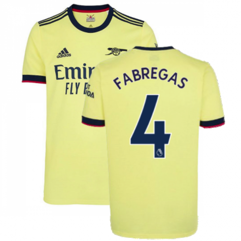 Maillot Arsenal FC Cesc Fàbregas 4 Extérieur 2021/22