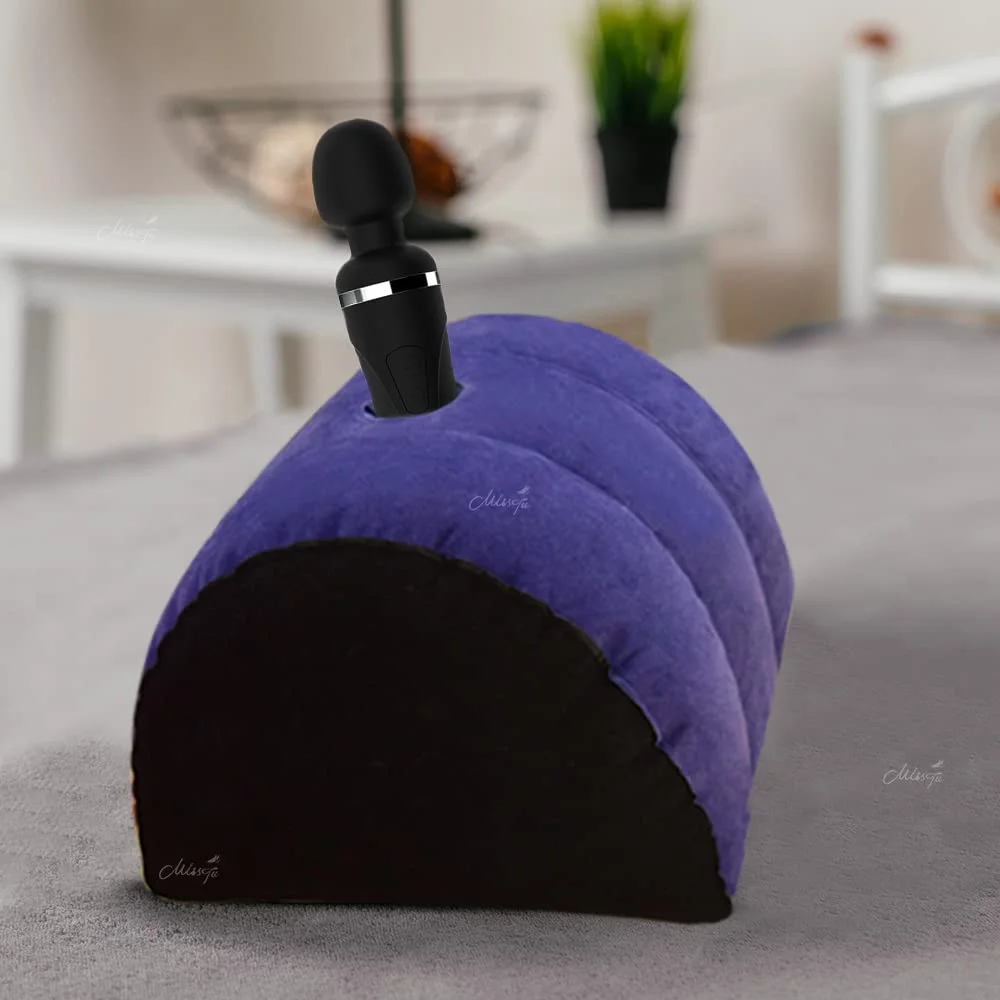 Half Moon Pillow The Rose Sexual Toy For Couple with Vibrators