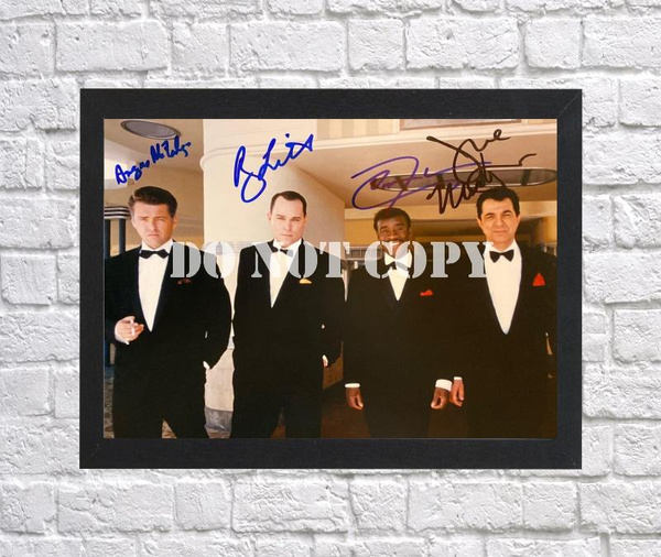 Rat Pack Cast Autographed Signed Print Photo Poster painting Poster 4 A4 8.3x11.7