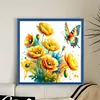 Poppy Butterfly-Partial 11CT Stamped Cross Stitch Bead Embroidery 36*36cm/14.17*14.17in tapestrymarket