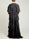 Pleated Ruffled Long Dress