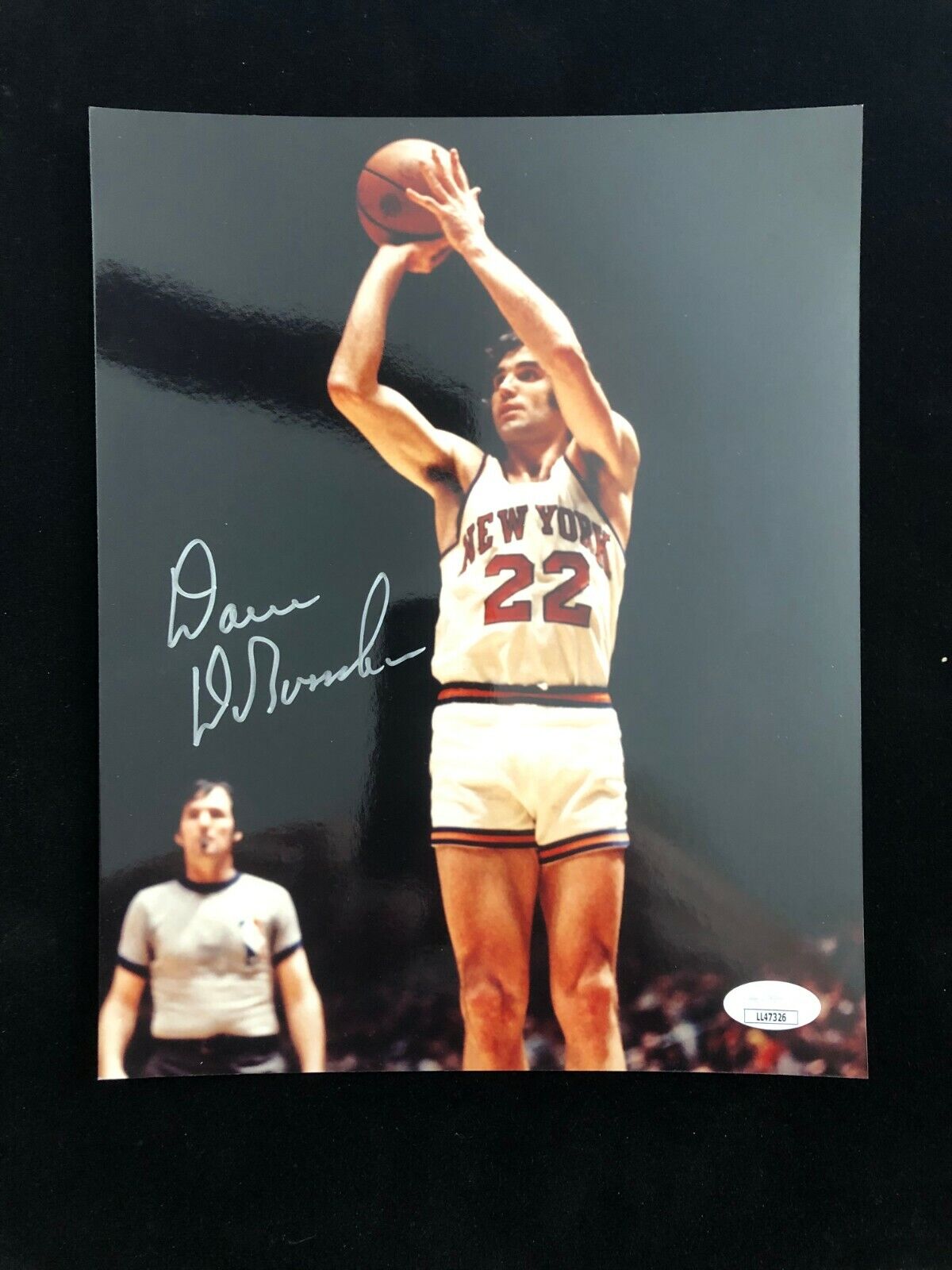 Dave DeBusschere Signed Autographed Photo Poster painting JSA NBA Champion New York Knicks HOF83