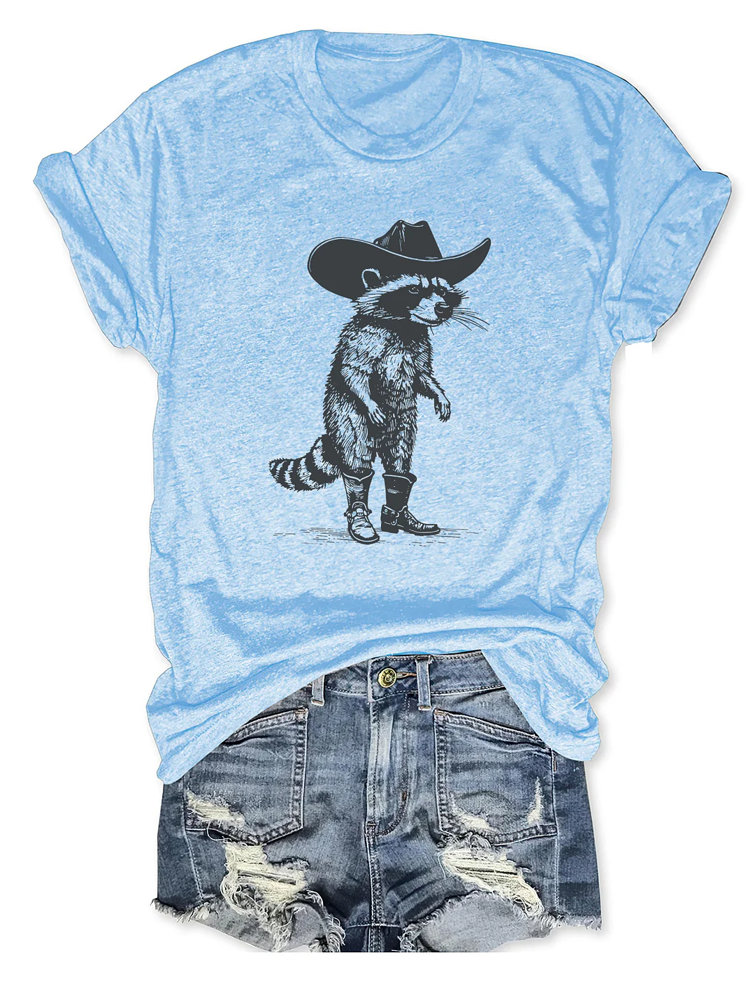 Vintage Cowboy Racoon T-Shirt