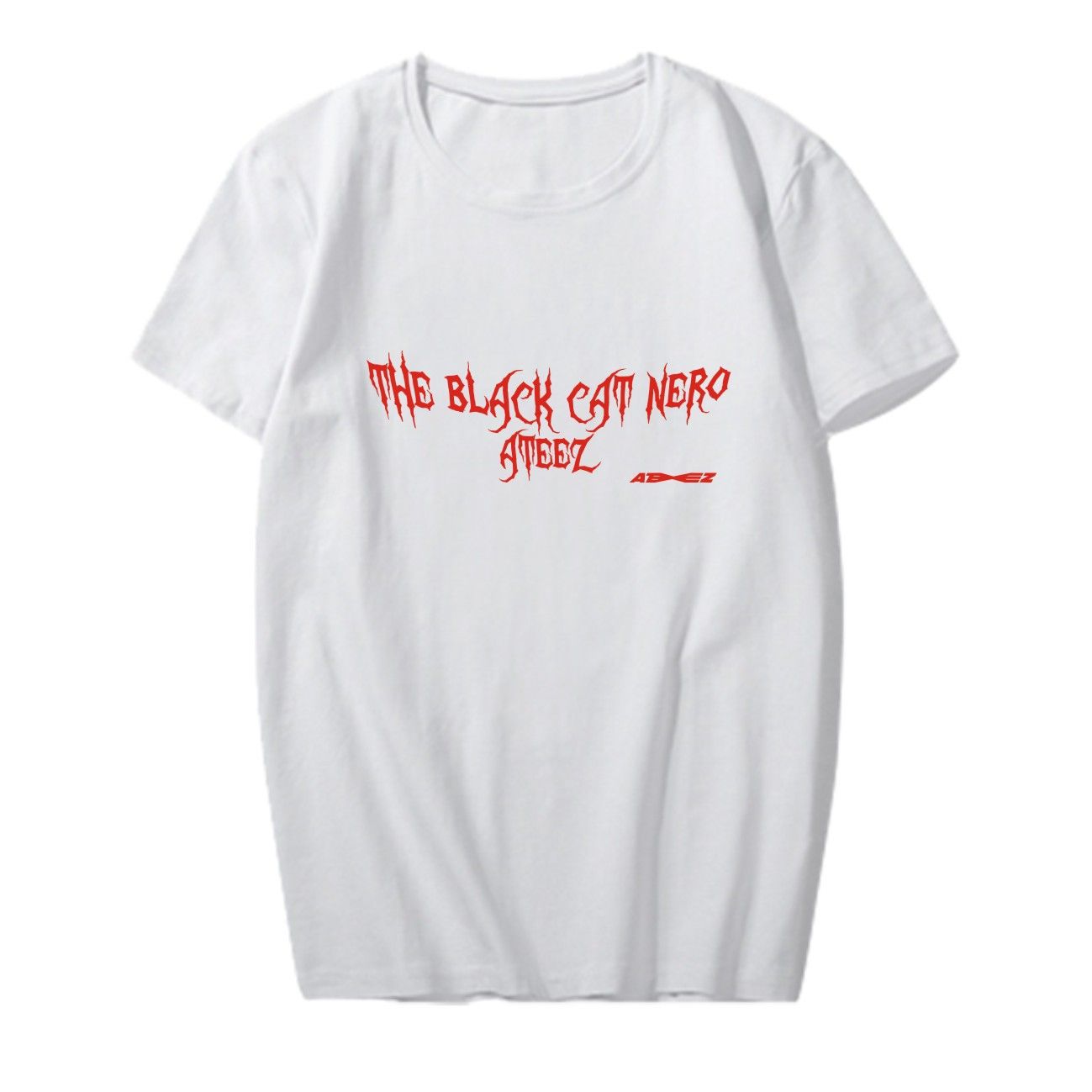 ATEEZ THE BLACK CAT NERO T-shirt