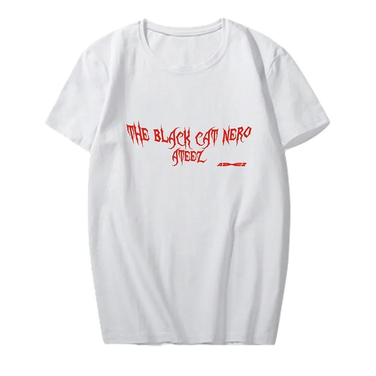 ATEEZ THE BLACK CAT NERO T-shirt officialateezshop