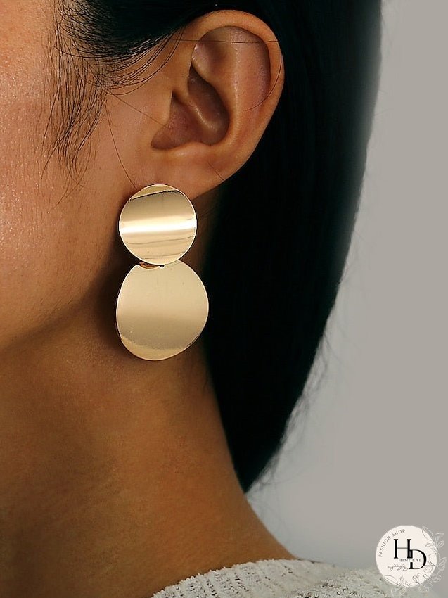 1 Pair Drop Earrings Hoop Earrings For Women's Party Evening Street Gift Alloy Geometrical Birthday