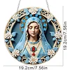 DIY Holy Mother Acrylic Special Shape Diamond Painting Hanging Pendant