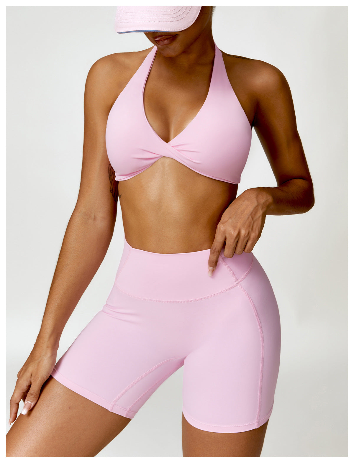 High Waist Breathable Fabric Short