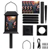 2 Pack Solar Lanterns Outdoor Waterproof Vintage Long Lasting Hangings Lamp 14x4inch Garden Yard Patio Deck Lighting for Outdoor Decor