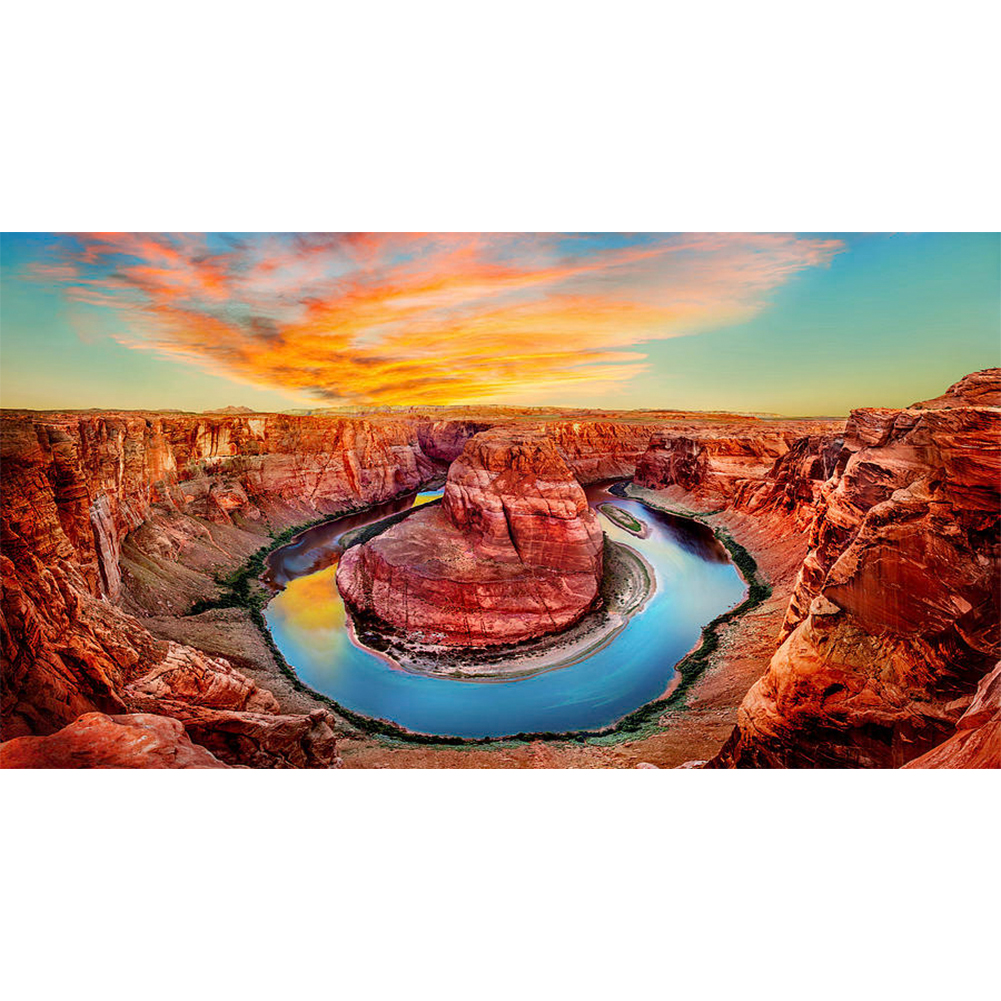 

Landscape - Round Drill Diamond Painting - 70*40CM (Big Size), 501 Original