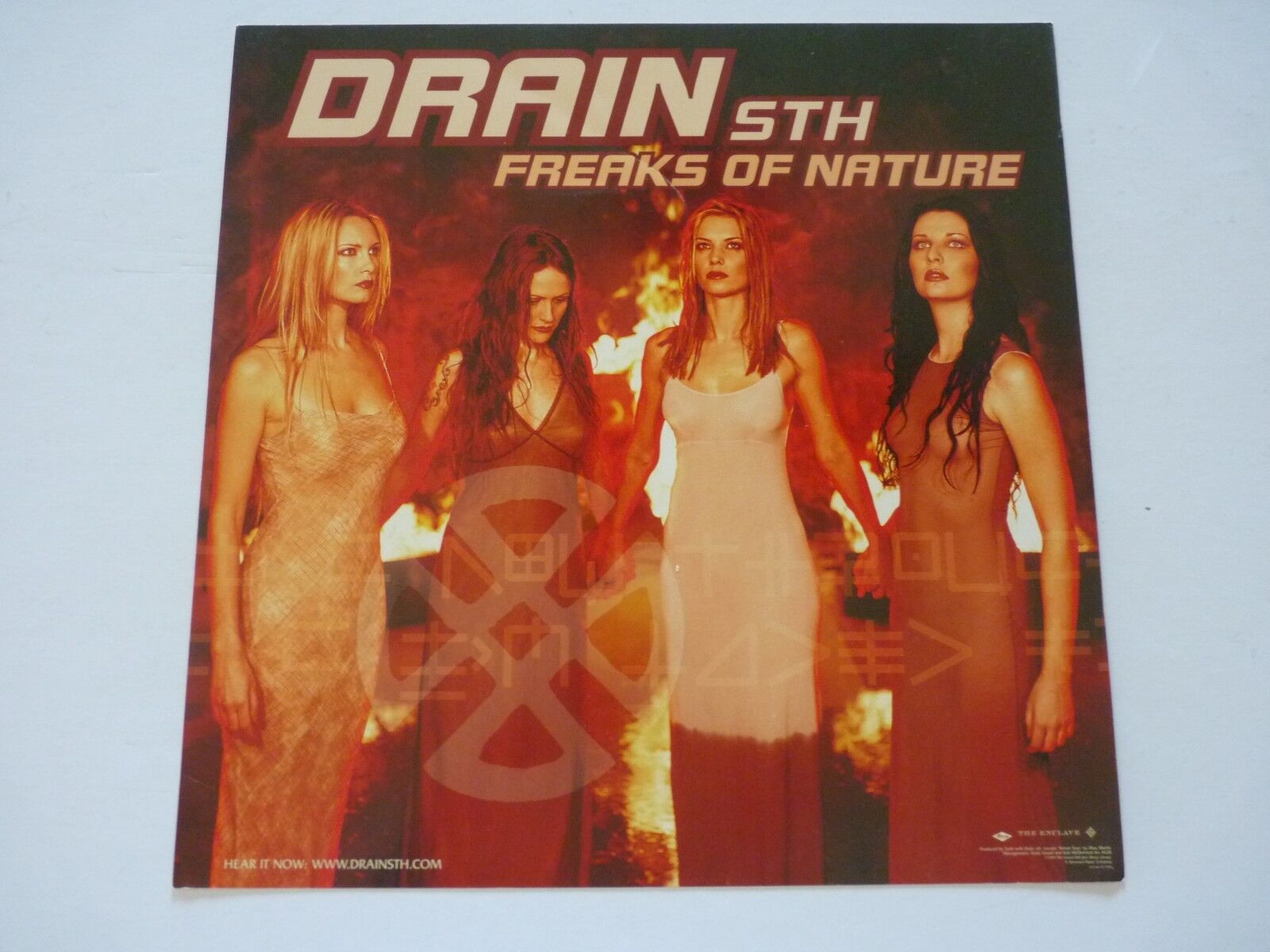 Drain 5th Freaks of Nature LP Record Photo Poster painting Flat 12x12 Poster