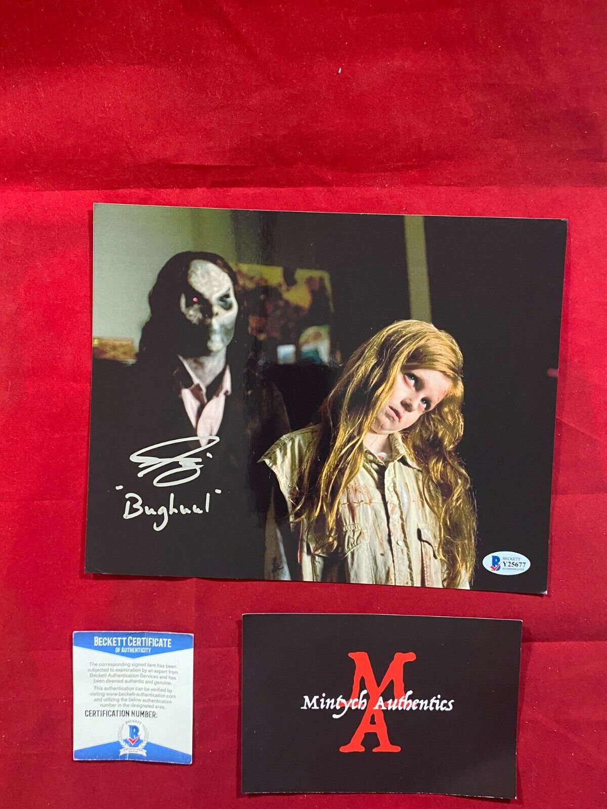 NICK KING BUGHUUL MR. BOOGIE SINISTER AUTOGRAPHED SIGNED 8x10 Photo Poster painting! BECKETT COA