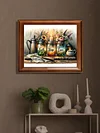 (US Only)Paint By Numbers Kit On Canvas DIY Oil Art Flower Picture Home Wall Decor50x40cm