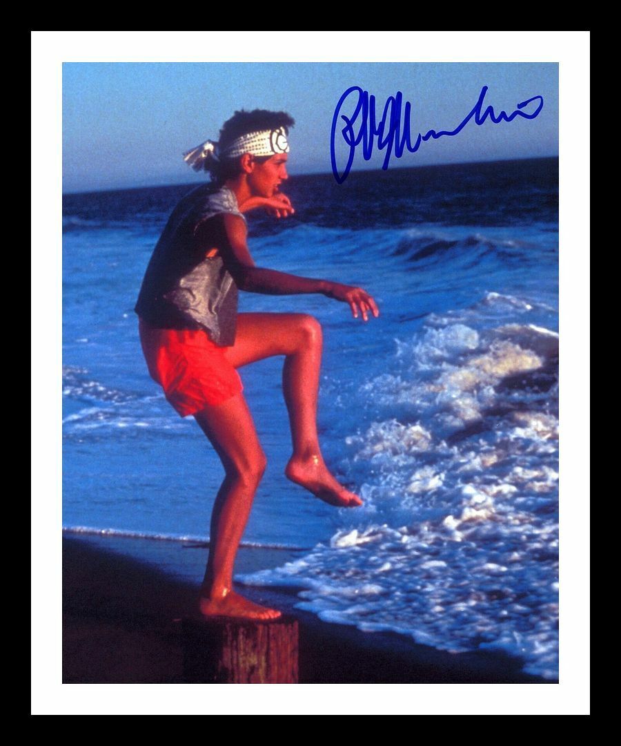 Ralph Macchio - The Karate Kid Autographed Signed & Framed Photo Poster painting 3