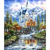 Diamond Painting -DIY Round Drill Forest Castle(50*40 CM)