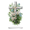 Diamond Painting Acrylic Flower Cross Diamond Painting Ornament Kits