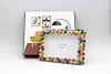  Candy DIY Building Block Photo Frame Kit,Creative Handmade Assembled Photo Frame Handmade Craft Gift Home Tabletop Display Decor