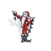 Shiny Skeleton Santa