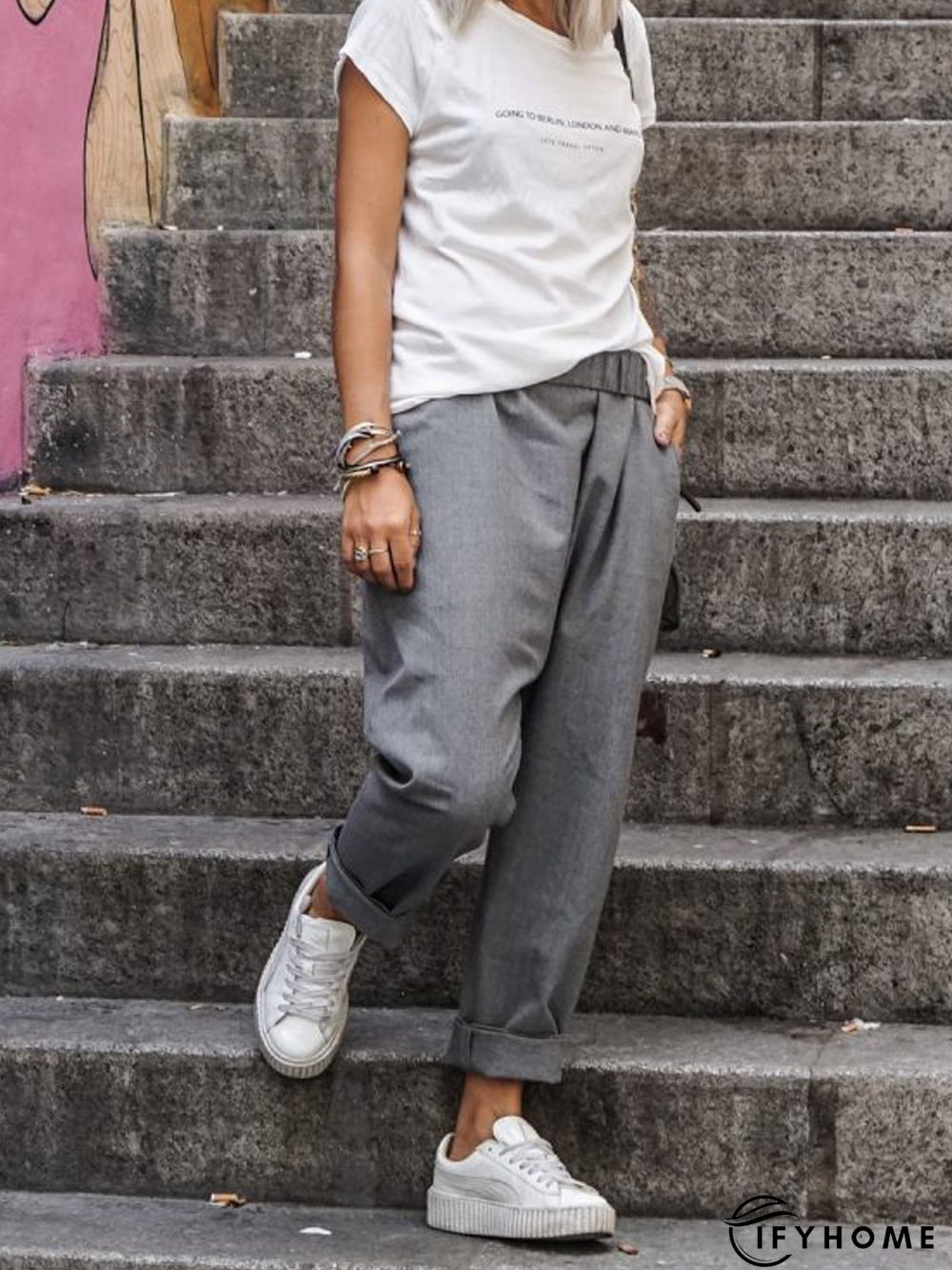 Casual Pockets Pants | IFYHOME