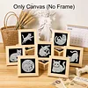 12pcs/set Unframed Pearl Painting Canvas Art Handmade Pearl Material Art Kit Living Room Decor (15x15cm)