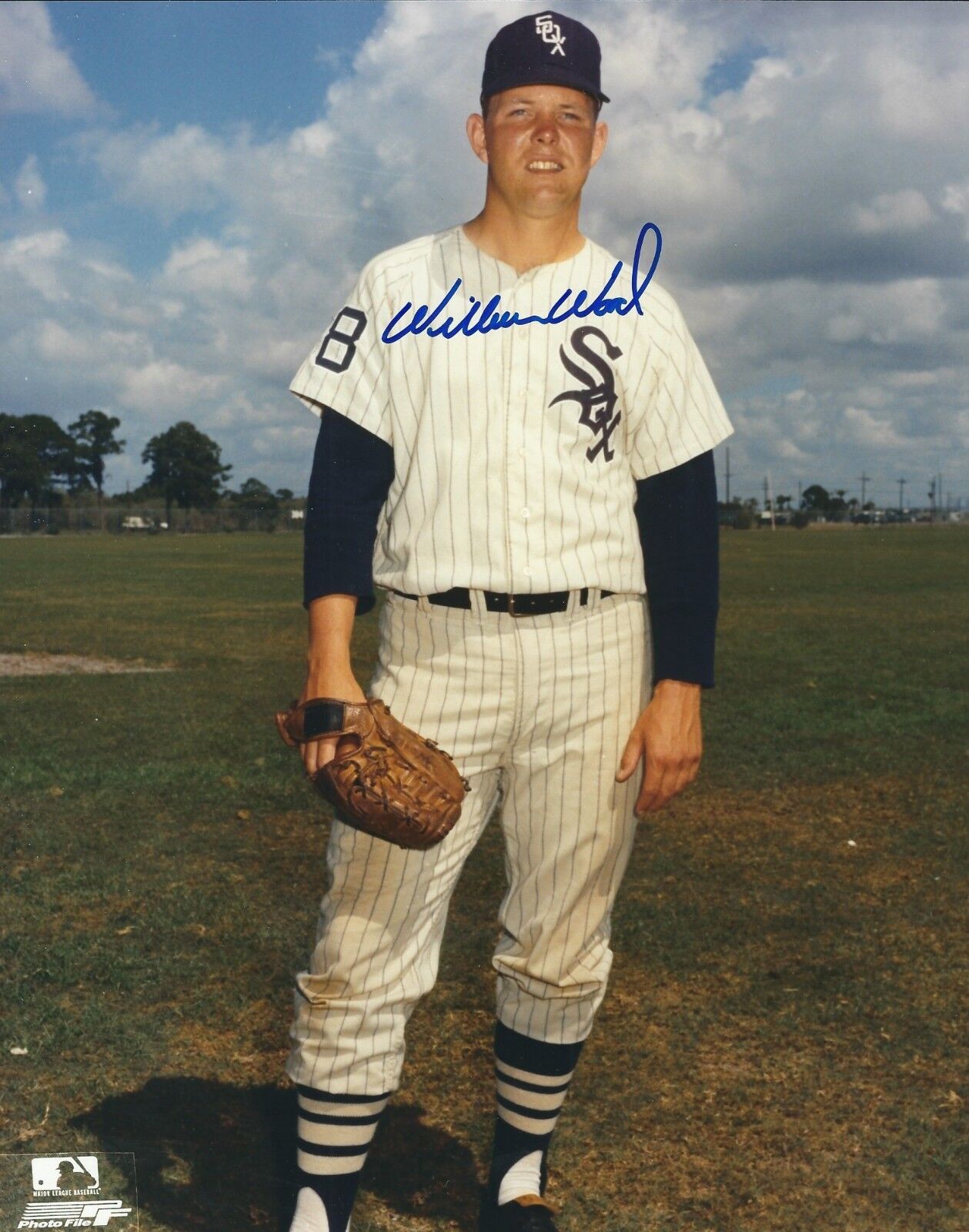 Signed 8x10 WILBUR WOOD Chicago White Sox Autographed Photo Poster painting - COA