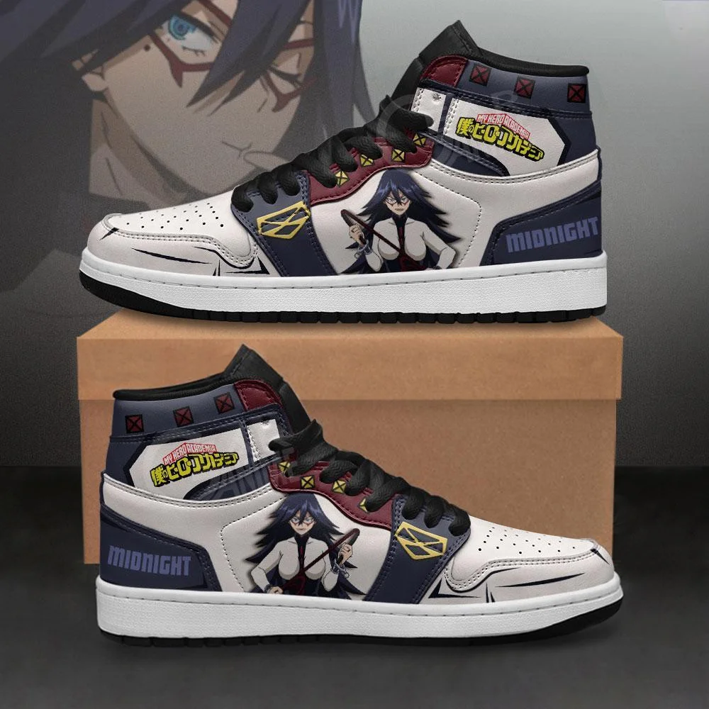 Kingofallstore - BNHA Hero Midnight Sneakers Custom My Hero Academia Anime Shoes