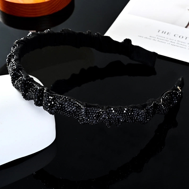 Retro Geometric Rhinestone Hair Band 1 Piece