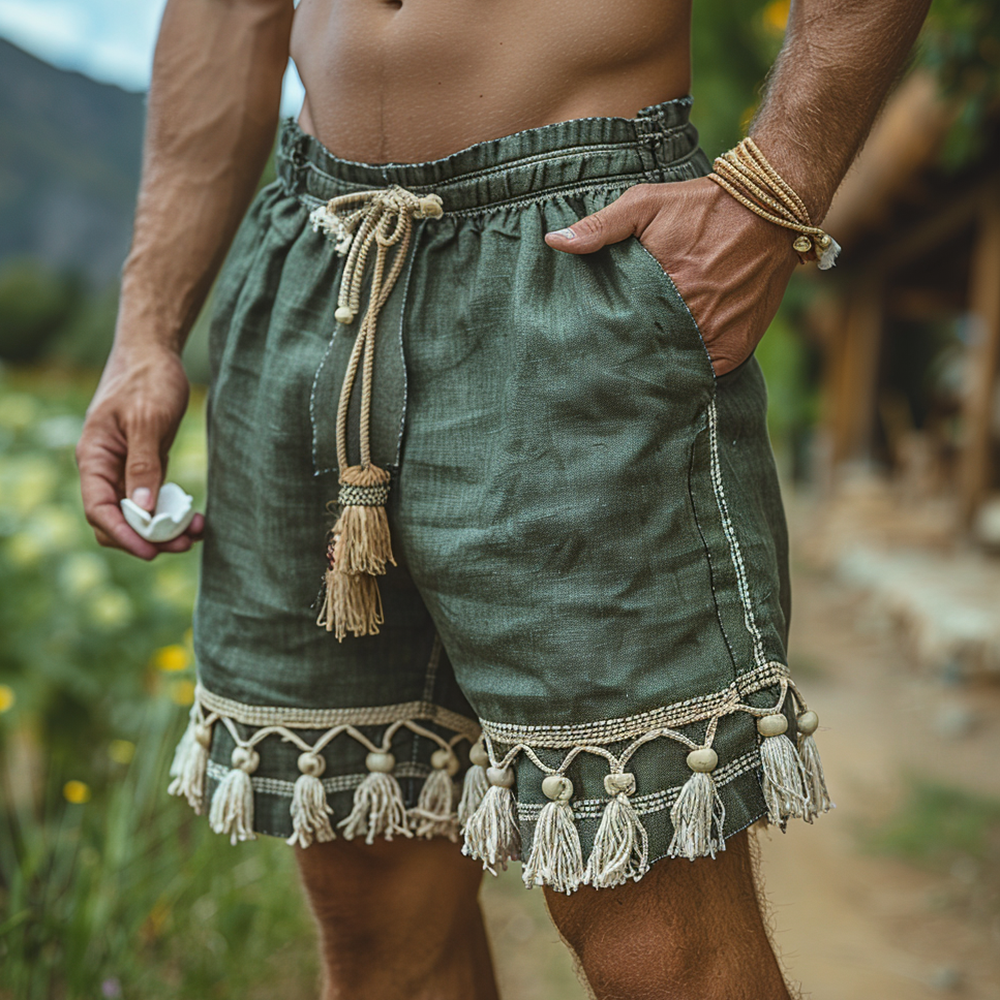 Linen Shorts-inspireuse