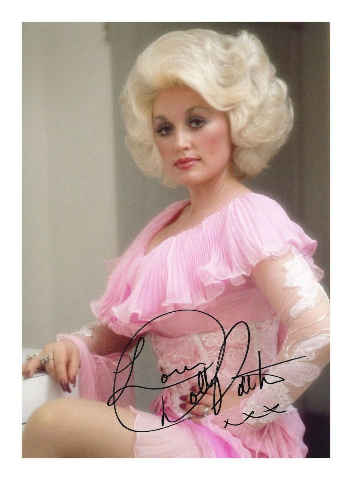 DOLLY PARTON AUTOGRAPH SIGNED PP Photo Poster painting POSTER