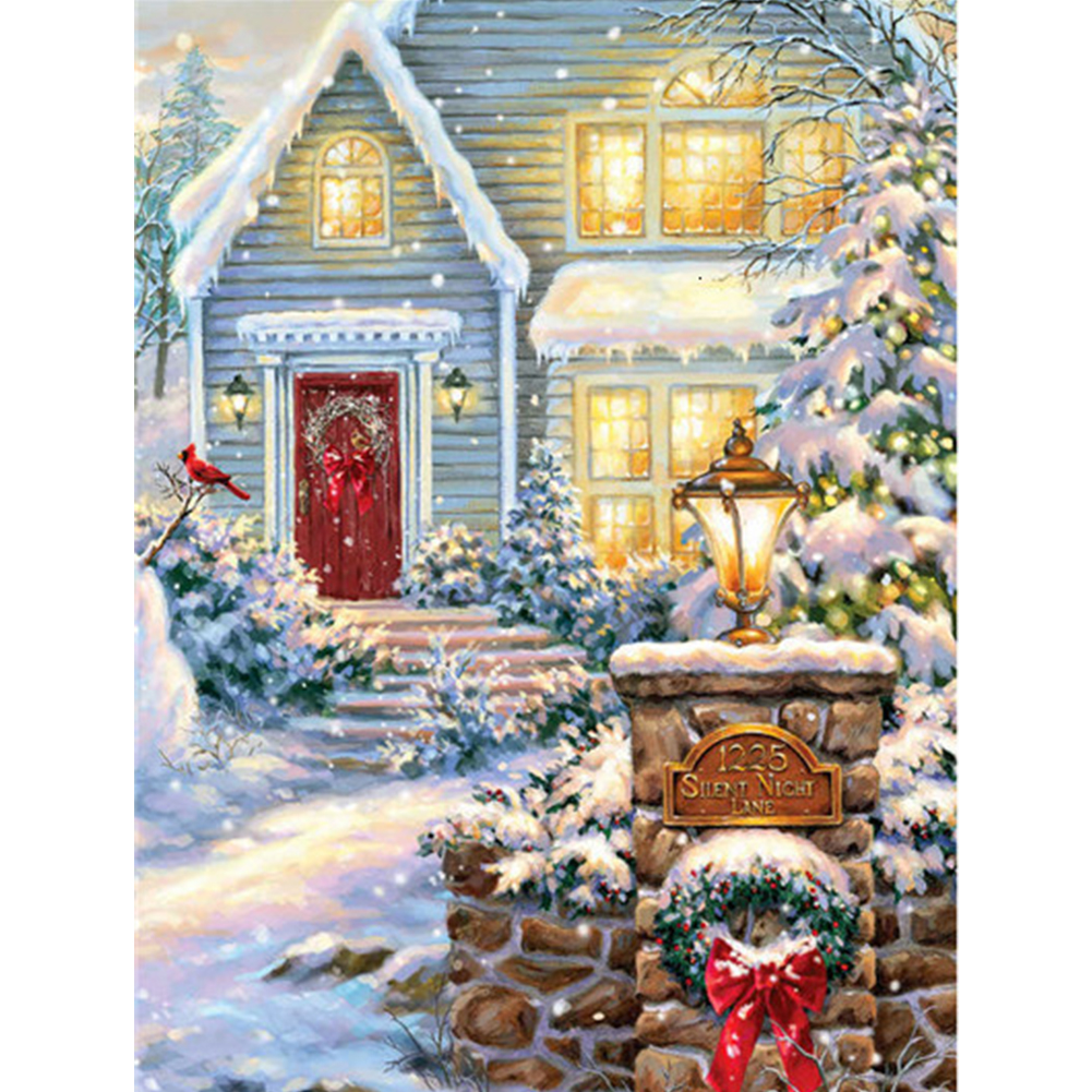 

Christmas Streetscape - Square Drill Diamond Painting - 40*50CM, 501 Original