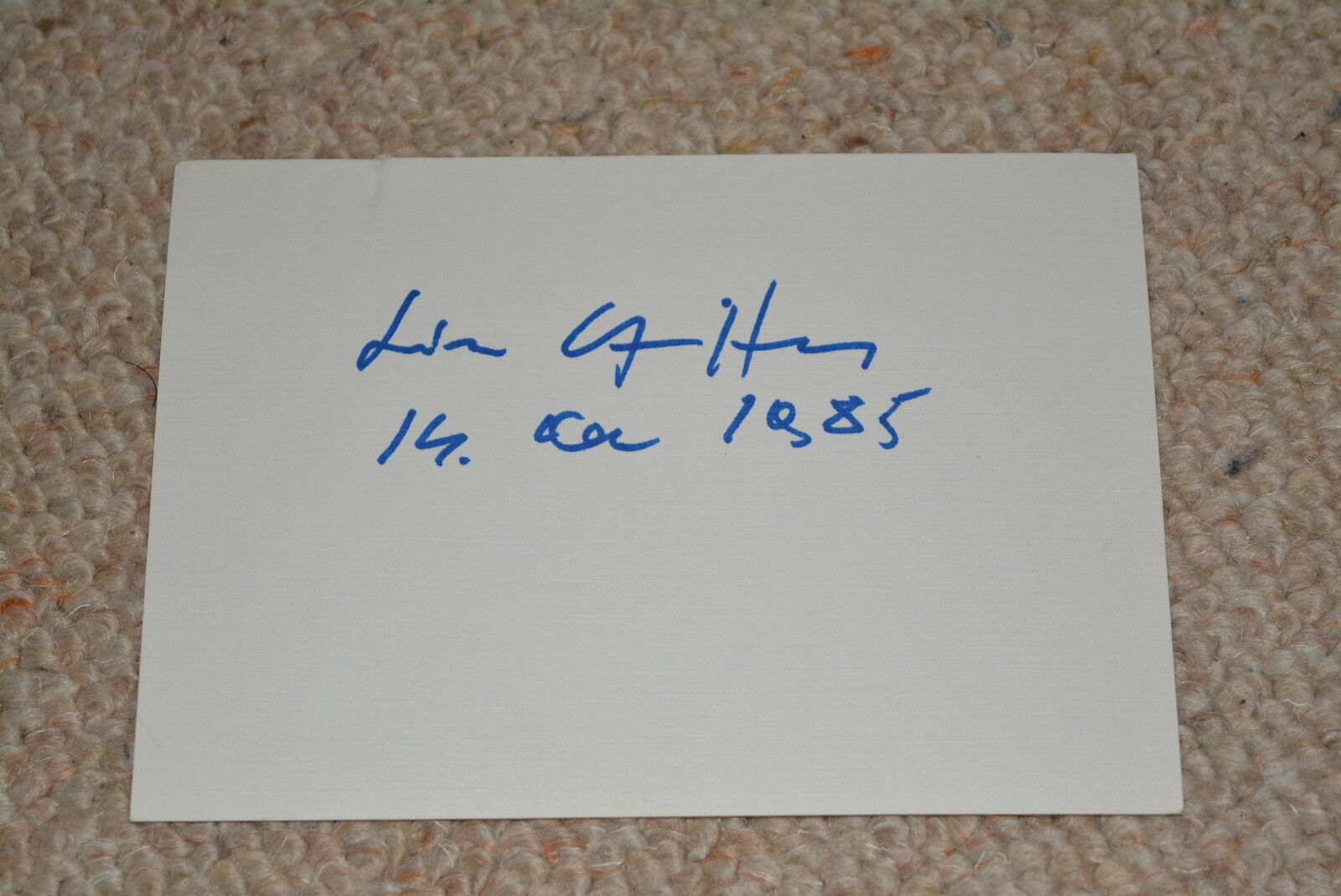 GéZA VON CHIFFRA signed autograph In Person Hungarian FILM DIRECTOR +1989