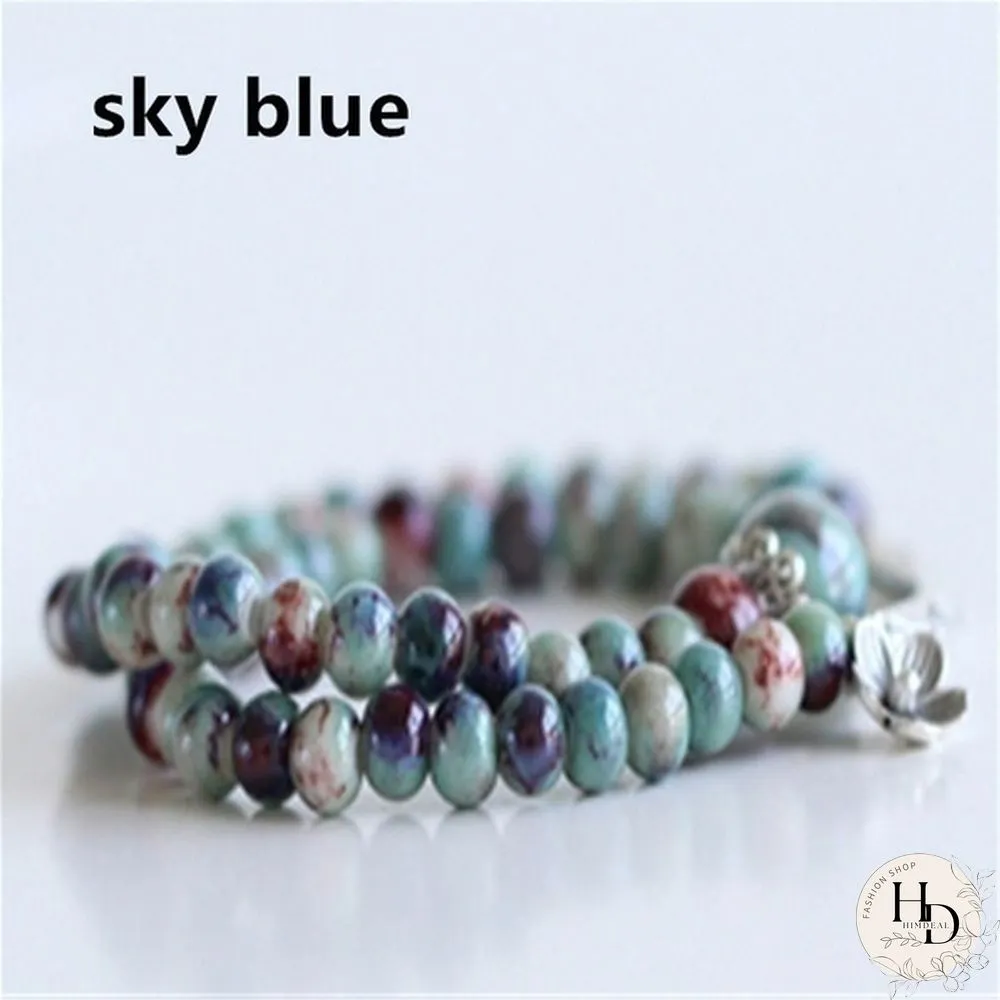 Fashion Jewelry Creative Handmade DIY Ceramic Multi-layer Fashion Accessories Handmade Bracelet