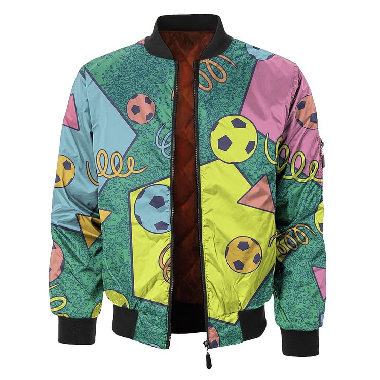 Mens Outdoor Football Bomber Jacket