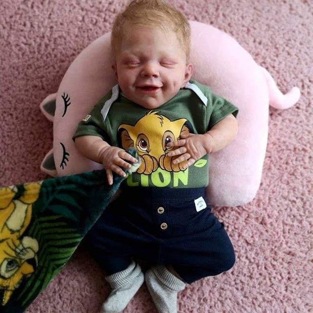 Look Real Handcrafted Newborn Lifelike Silicone Reborn Baby Doll 12'' Realistic Baby Girl Doll Debbie by Creativegiftss® 2023 -Creativegiftss® - [product_tag] Creativegiftss®