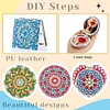 DIY Diamond Painting Mandala Pattern Portable Pocket Mirror Kit