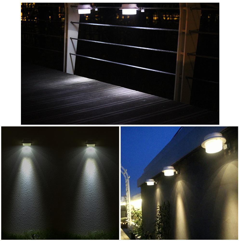 

3LED Waterproof Solar Corridor Fence Landscape-Outdoor Solar Light, White, 501 Original