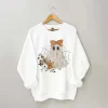 Women's Halloween Lace Ghost Princess Sweatshirt