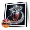 Elegant Lady-Partial Special Shaped Diamond Painting 40*40CM
