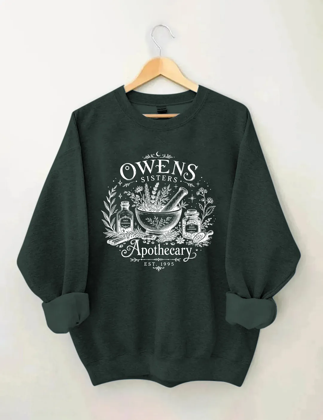 Magic Practical Owens Sisters Apothecary Sweatshirt