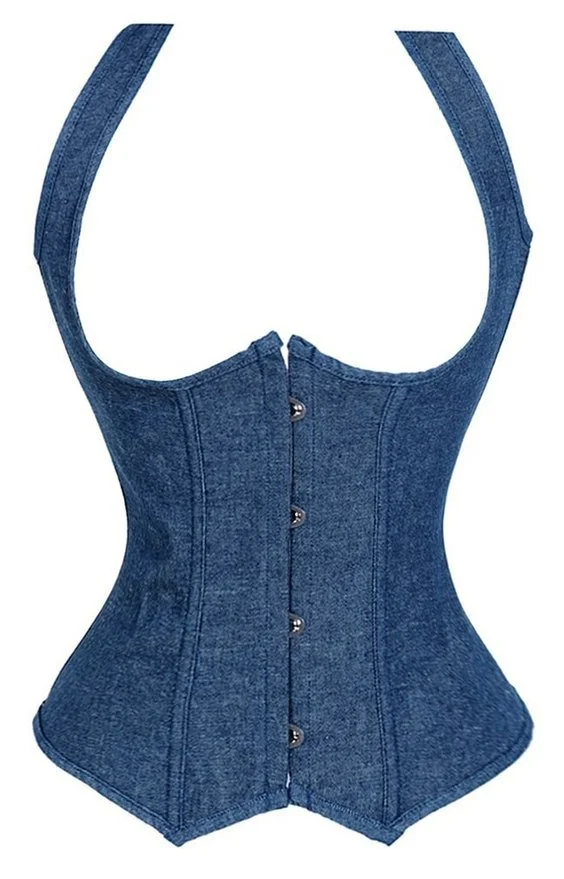 Ueong Sexy Court Back Back Clip Harness Jacket Women's Vest Plastic Suit Corset