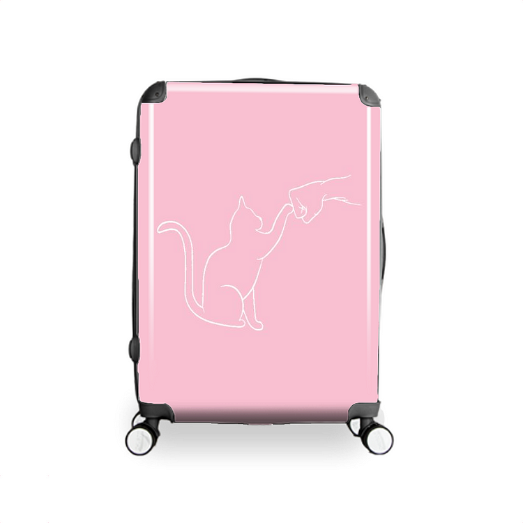 Cat And Figure, Cat Hardside Luggage