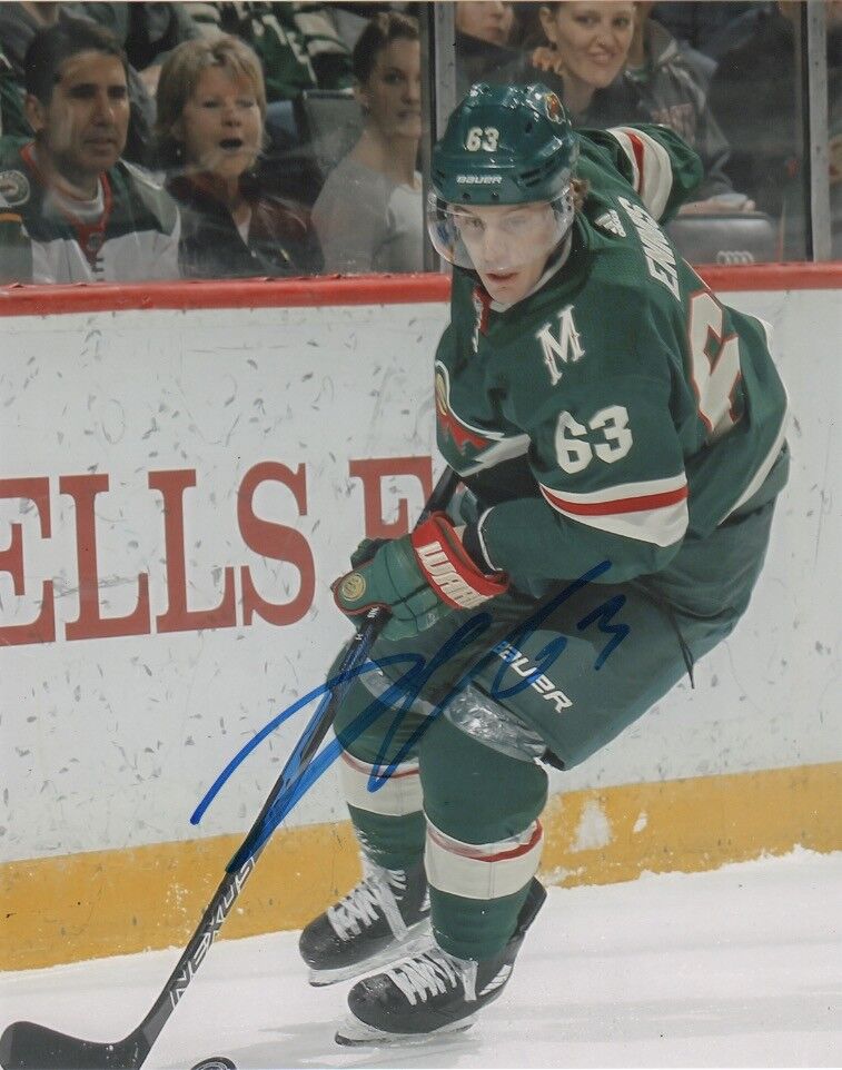 Minnesota Wild Tyler Ennis Autographed 8x10 Photo Poster painting COA