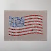 🔥Last Day 49% OFF - 🎨🧵Red, White & Bloom Embroidery Kit✨