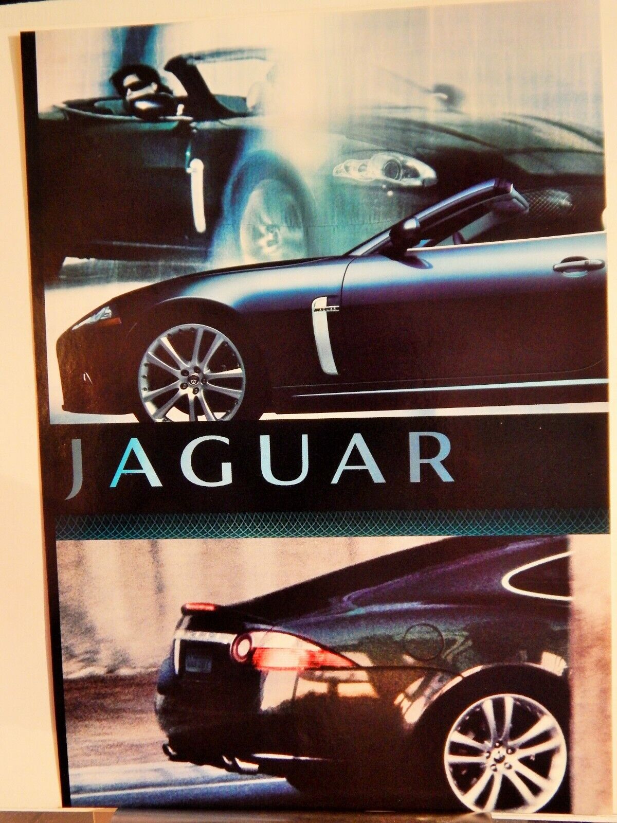 JAGUAR LUXE SPORTS COUPE 2007 VTG Photo Poster painting AD, RARE EPHEMERA